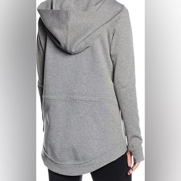 Nike Sportswear Tech Fleece Zip Up Oversized Hoodie in Cape Carbon Heather - Picture 6 of 16